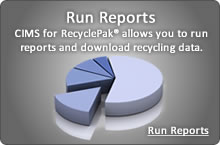 Run Reports with CIMS for RecyclePak